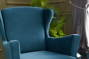 Kreslo ušiak Lola Berjer - Turquoise