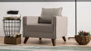 Kreslo / Jednomiestna pohovka Bella Armchair - Cream
