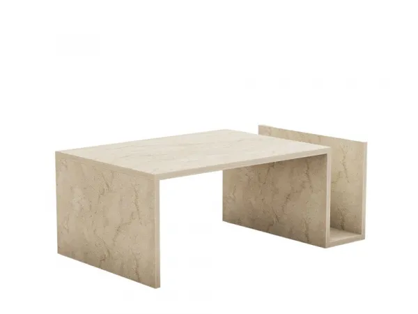 Konferenčný stolík Memo Travertine