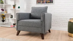 Kreslo / Jednomiestna pohovka Bella Armchair - Gey