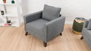 Kreslo / Jednomiestna pohovka Bella Armchair - Gey