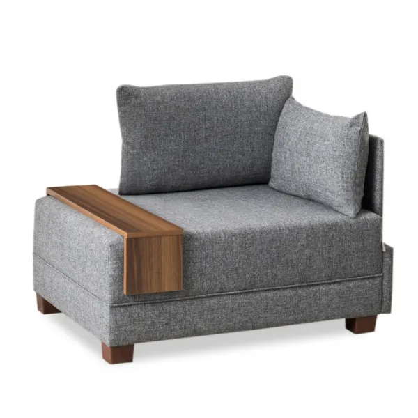 Kreslo / Jednomiestna pohovka Fly Armchair Right - Grey