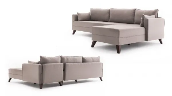 Rohová sedacia súprava / Rohová pohovka Bella Corner Sofa Right 1 - Cream