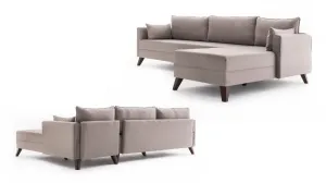 Rohová sedacia súprava / Rohová pohovka Bella Corner Sofa Right 1 - Cream