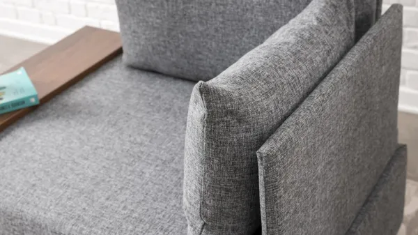 Kreslo / Jednomiestna pohovka Fly Armchair Right - Grey