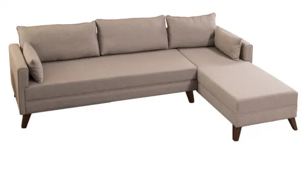 Rohová sedacia súprava / Rohová pohovka Bella Corner Sofa Right 1 - Cream