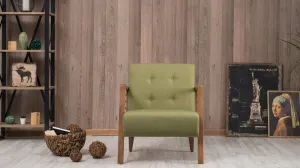 Kreslo ušiak Kemer - Green