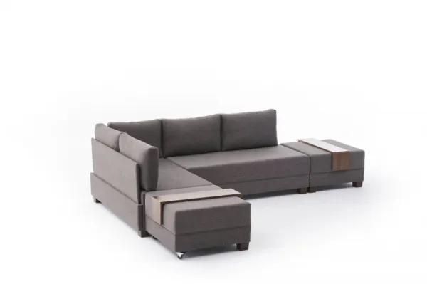 Rohová rozkladacia pohovka Fly Corner Sofa Bed Left - Brown