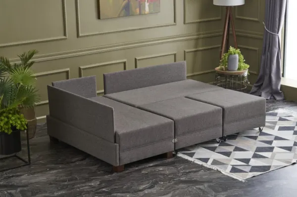 Rohová rozkladacia pohovka Fly Corner Sofa Bed Left - Brown