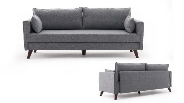 Trojmiestna rozkladacia pohovka Bella Sofa Bed - Grey