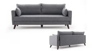 Trojmiestna rozkladacia pohovka Bella Sofa Bed - Grey