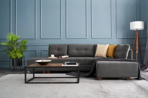 Rohová rozkladacia pohovka Manama Corner Sofa Bed Right - Anthracite