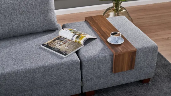 Rohová rozkladacia pohovka Fly Corner Sofa Bed Left - Grey