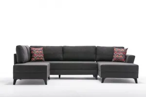 Rohová rozkladacia pohovka Eris - Anthracite