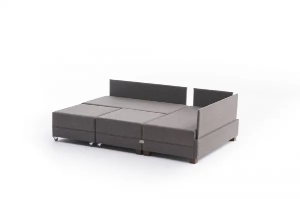 Rohová rozkladacia pohovka Fly Corner Sofa Bed Right- Brown