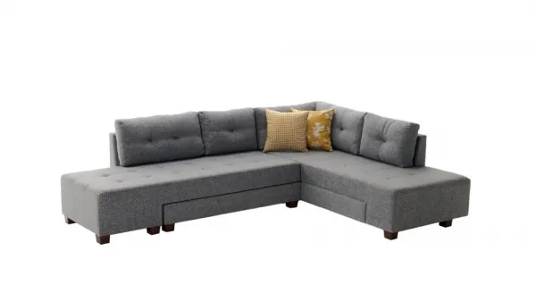 Rohová rozkladacia pohovka Manama Corner Sofa Bed Right - Grey