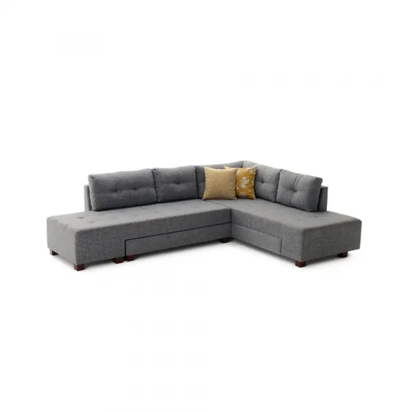 Rohová rozkladacia pohovka Manama Corner Sofa Bed Right - Grey