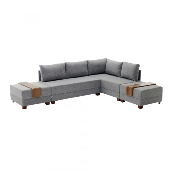 Rohová rozkladacia pohovka Fly Corner Sofa Bed Right- Grey