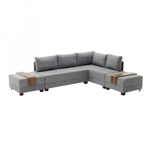 Rohová rozkladacia pohovka Fly Corner Sofa Bed Right- Grey
