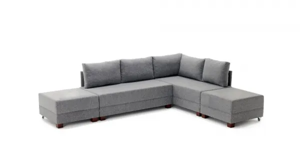 Rohová rozkladacia pohovka Fly Corner Sofa Bed Right- Grey