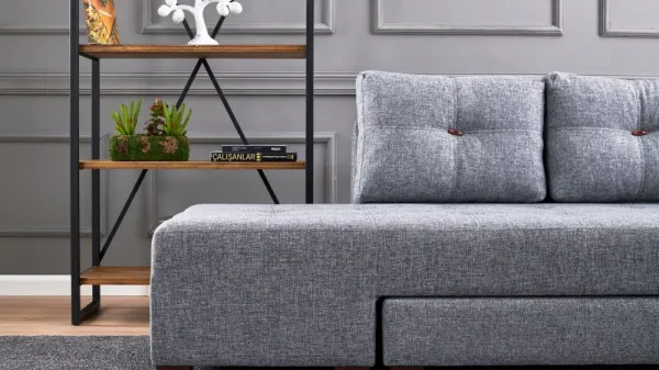 Rohová rozkladacia pohovka Manama Corner Sofa Bed Right - Grey