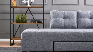 Rohová rozkladacia pohovka Manama Corner Sofa Bed Right - Grey