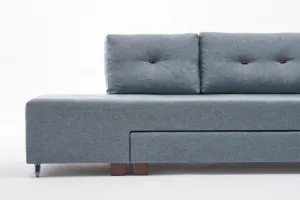 Rohová rozkladacia pohovka Manama Corner Sofa Bed Left - Light Blue