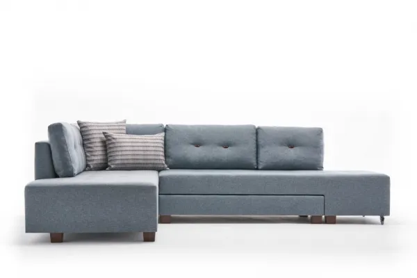Rohová rozkladacia pohovka Manama Corner Sofa Bed Left - Light Blue