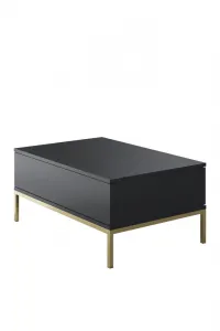 Konferenčný stolík Lord - Anthracite, Gold