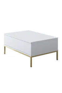 Konferenčný stolík Lord - White, Gold