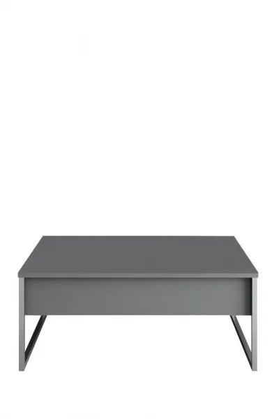 Konferenčný stolík Luxe - Anthracite, Silver