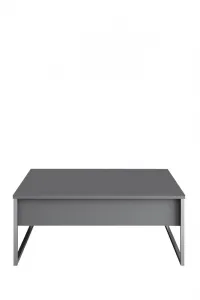 Konferenčný stolík Luxe - Anthracite, Silver