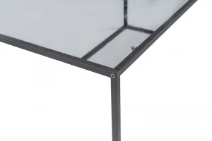 Konferenčný stolík Lizbon - Smoked Glass