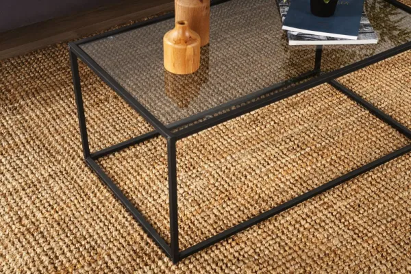 Konferenčný stolík Lizbon - Smoked Glass