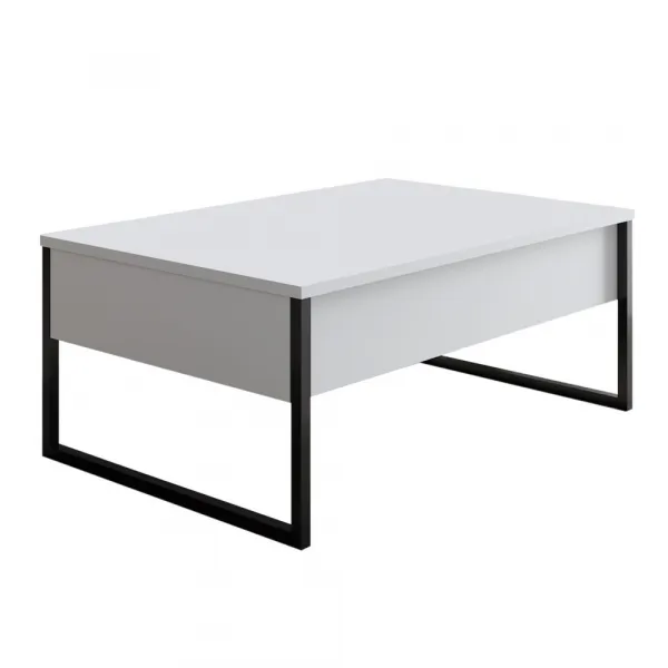Konferenčný stolík Luxe - White, Black