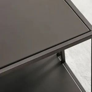 Konferenčný stolík Uranüs - Black Chipboard