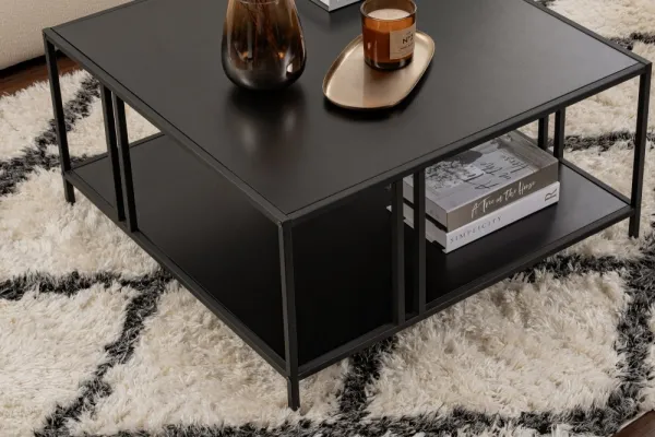 Konferenčný stolík Uranüs - Black Chipboard