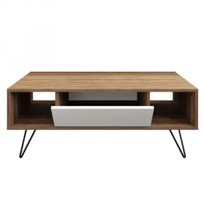 Konferenčný stolík Mistico - Walnut, White