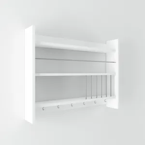 Kalune Design Kuchyňská police KOLIN 85 cm bílá