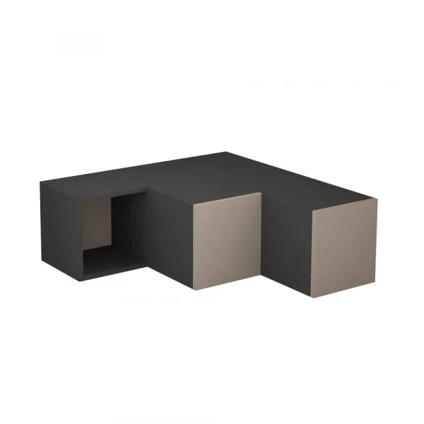 TV stolík Compact - Anthracite, Light Mocha