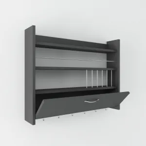 Kuchynská polica Knott - Anthracite