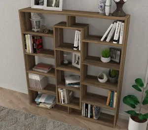 Knižnica Ample - Walnut