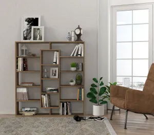Knižnica Ample - Walnut