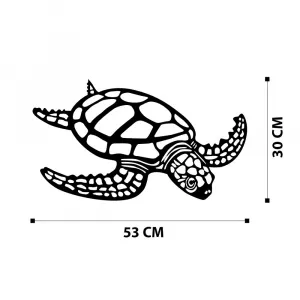 Dekoratívny kovový doplnok na stenu Caretta Caretta