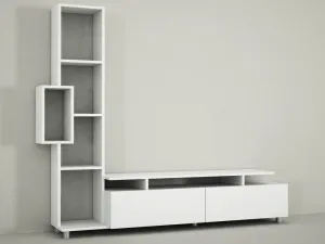 TV skrinka / Obývacia stena Tulip - White