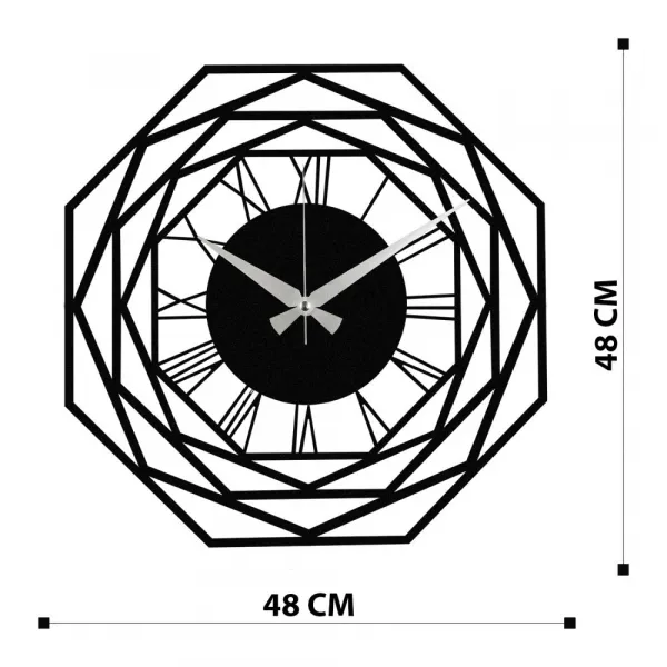 Dekoratívne kovové nástenné hodiny Enzoclock - S012