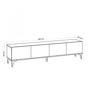 TV stolík Nora - Sapphire Oak