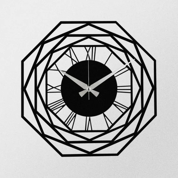 Dekoratívne kovové nástenné hodiny Enzoclock - S012