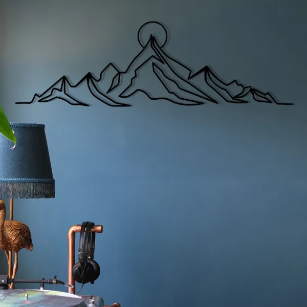 Dekoratívny kovový doplnok na stenu Everest