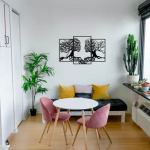 Dekoratívny kovový doplnok na stenu Love Tree